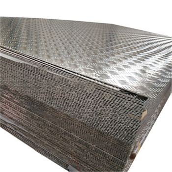 Különleges mintázatú dombornyomott kockás gyémánt futófelület alumínium lemez / lap 